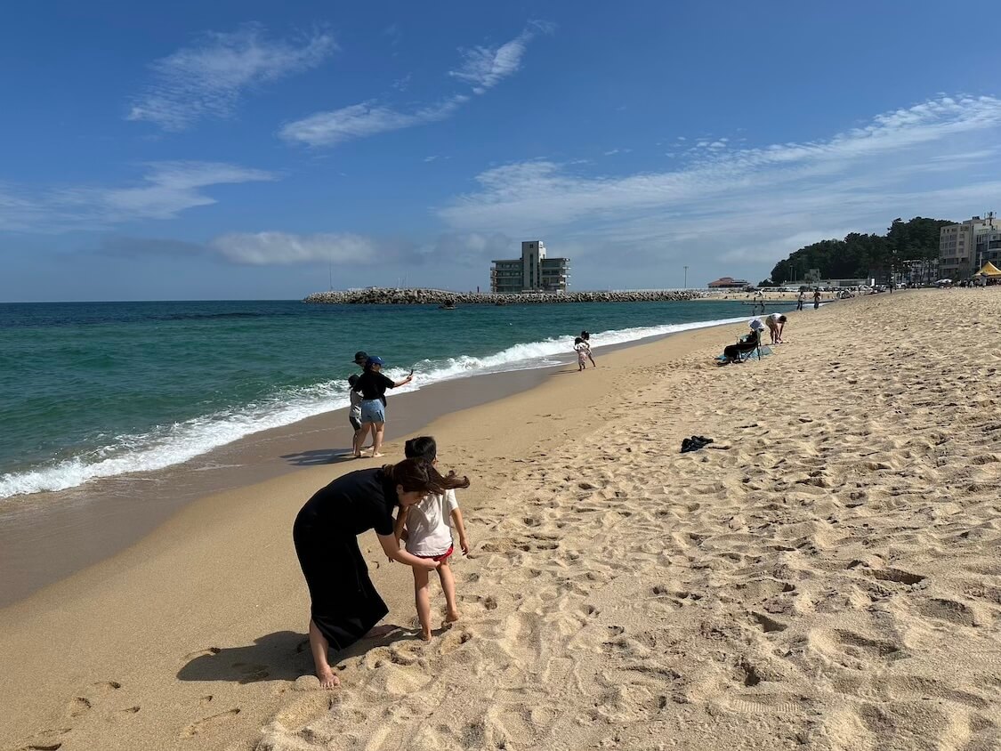 韓国の江陵観光。人気の海辺で家族旅行のブログ