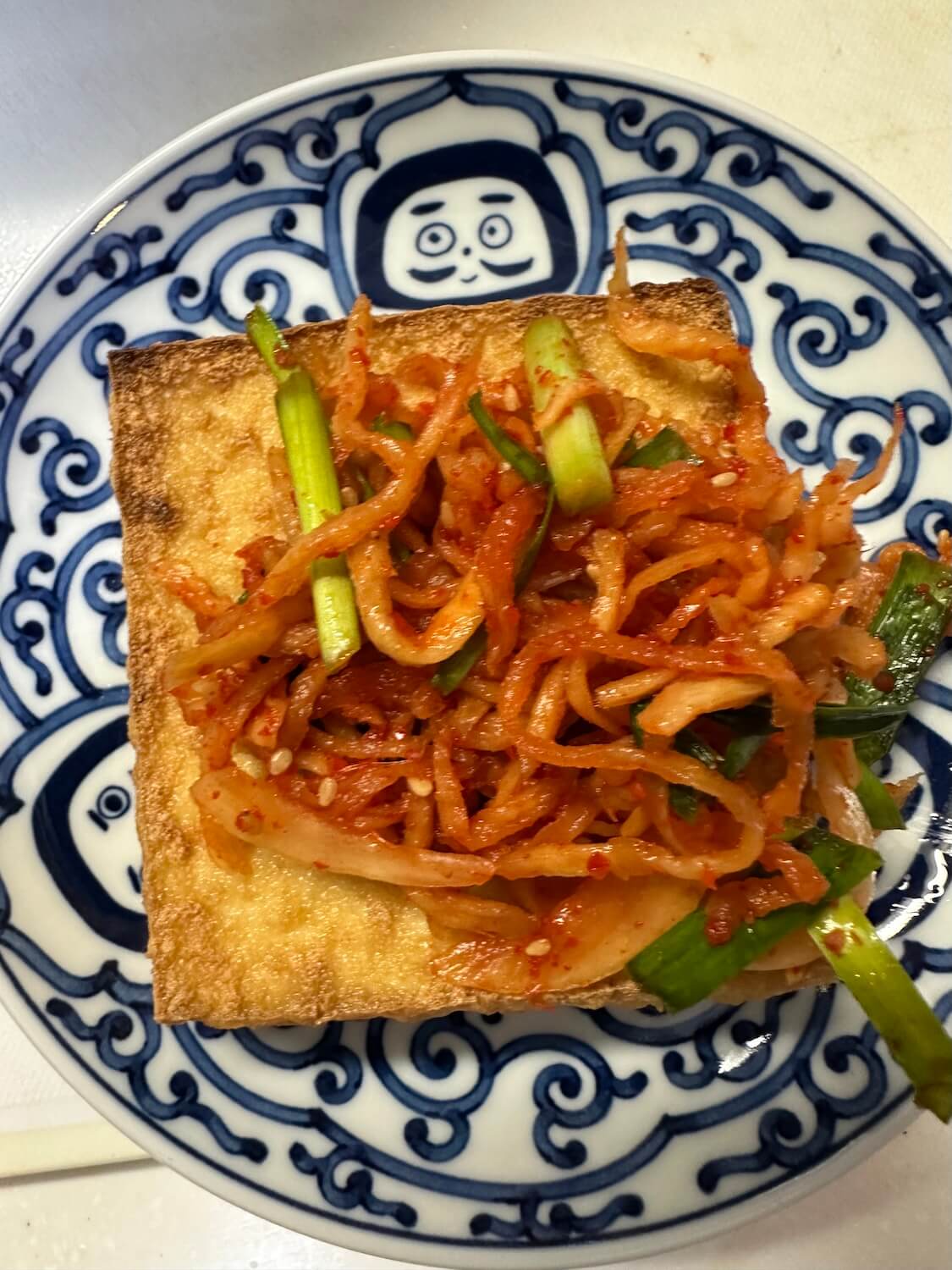 業務スーパーの切り干し大根で簡単キムチ。豆腐の付け合せに