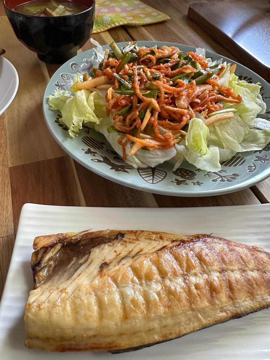 業務スーパーの切り干し大根で簡単キムチ。献立、焼き魚の付け合せに