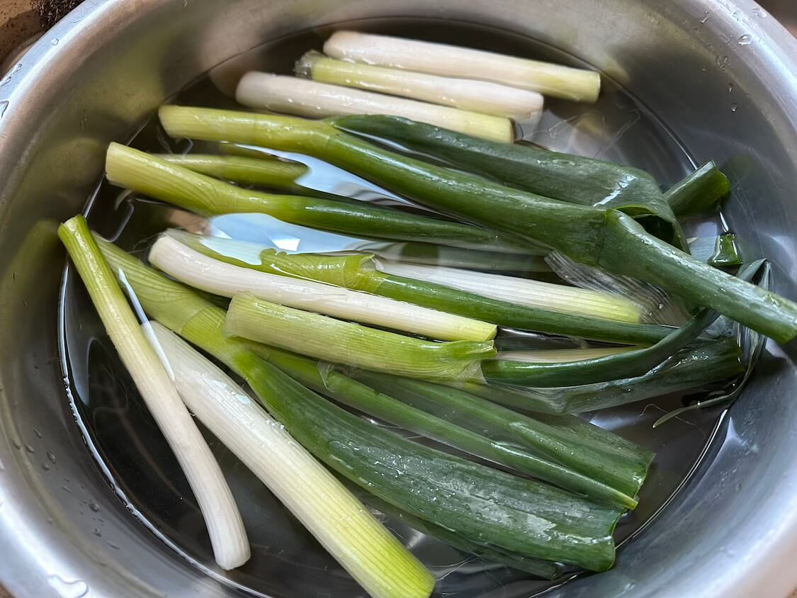 骨付きカルビ【LAカルビ】レシピ。長ねぎ