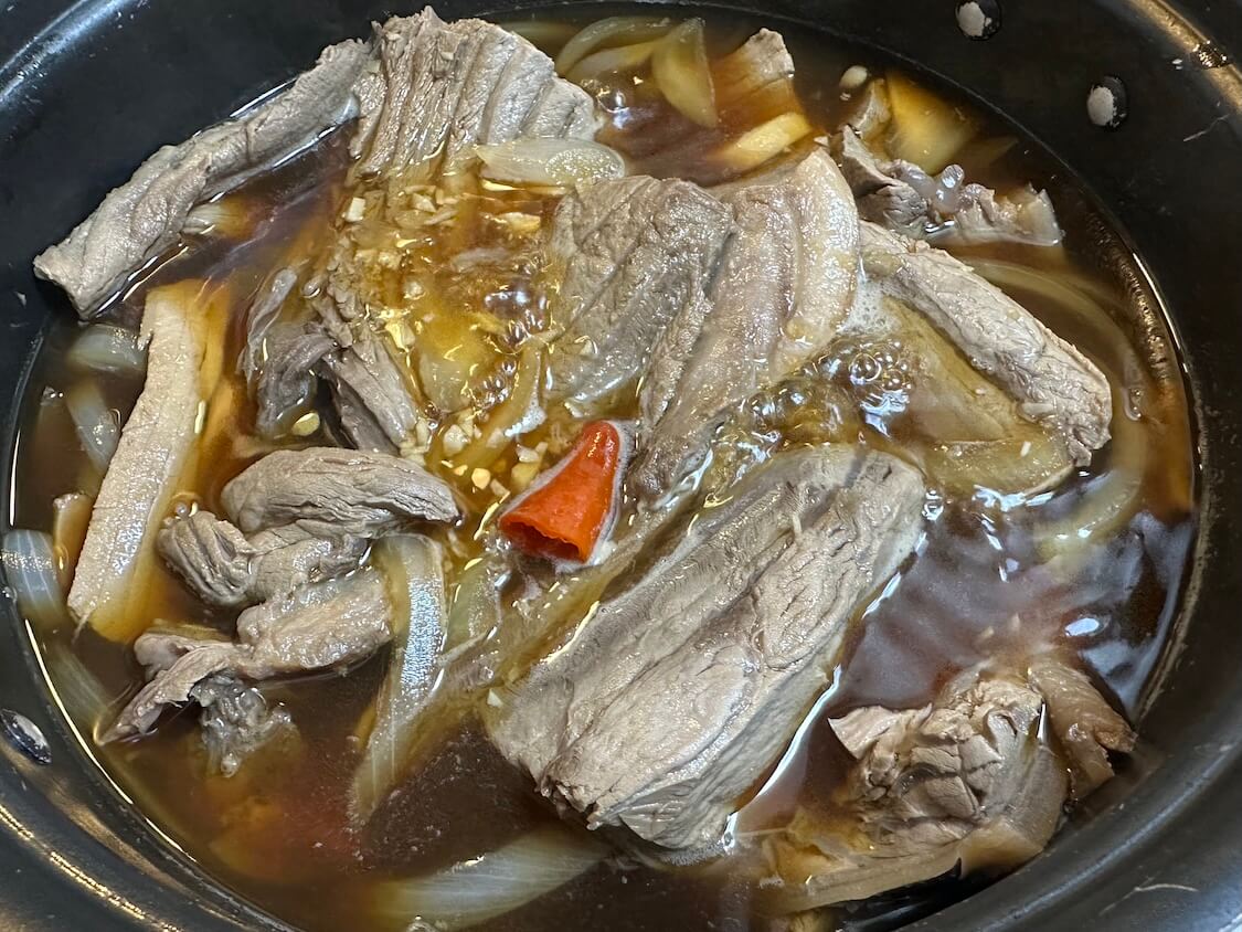 マグロのあら煮の作り方。