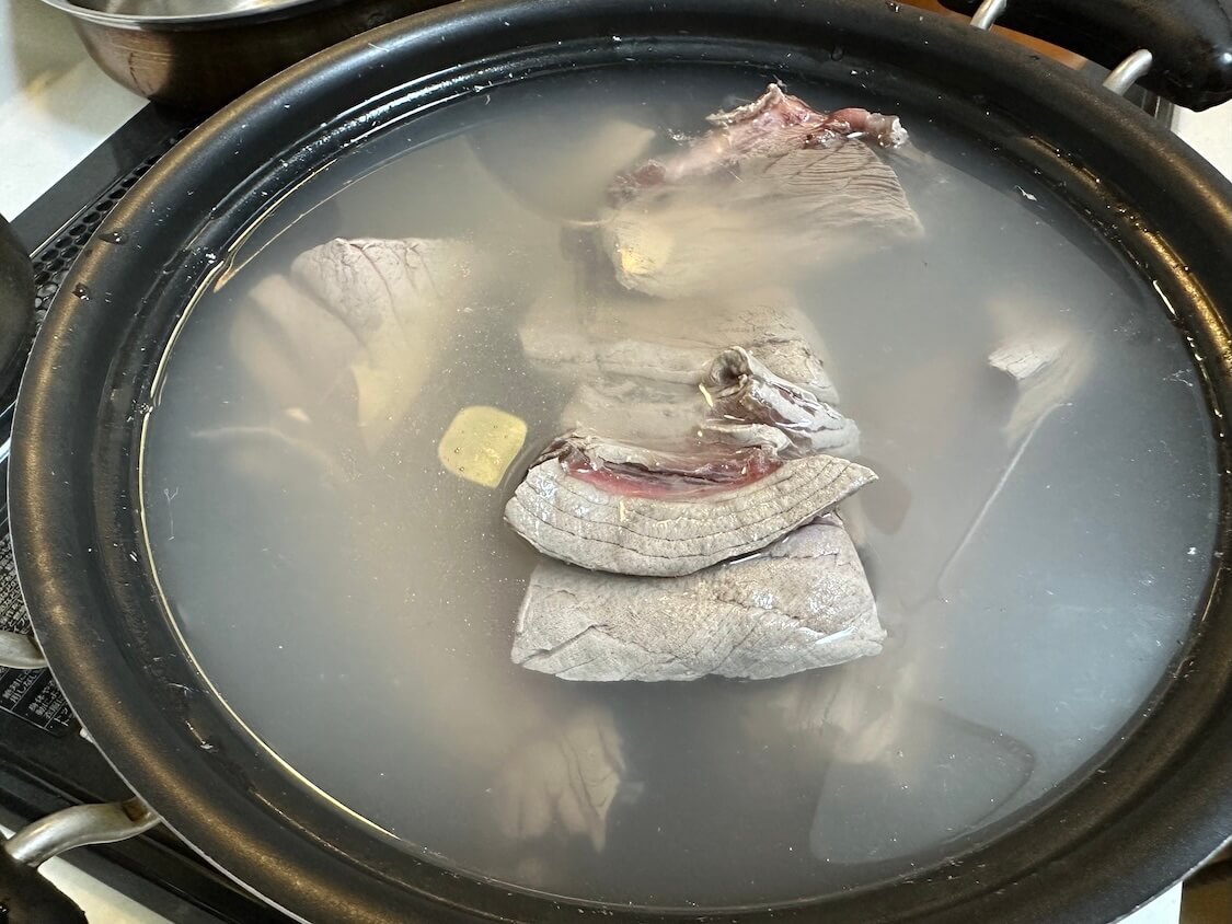 マグロのあら煮の作り方