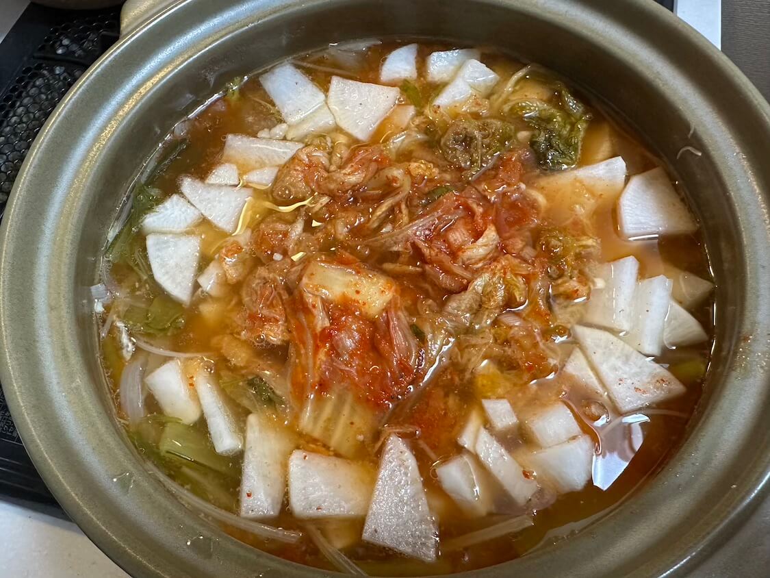 キムチ餃子鍋
