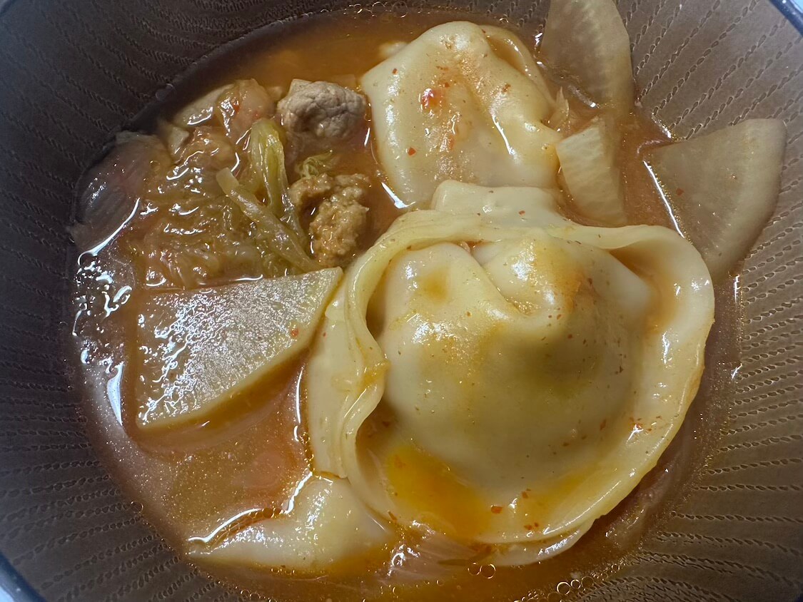 キムチ餃子鍋