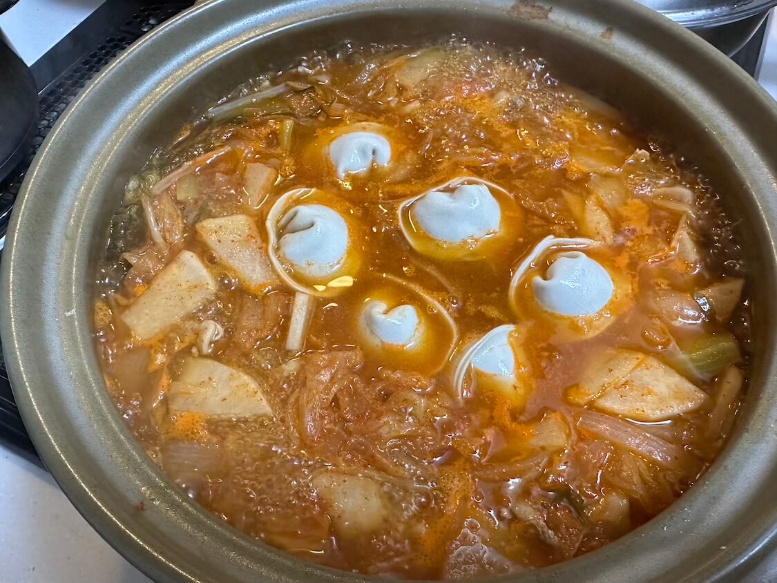 キムチ餃子鍋