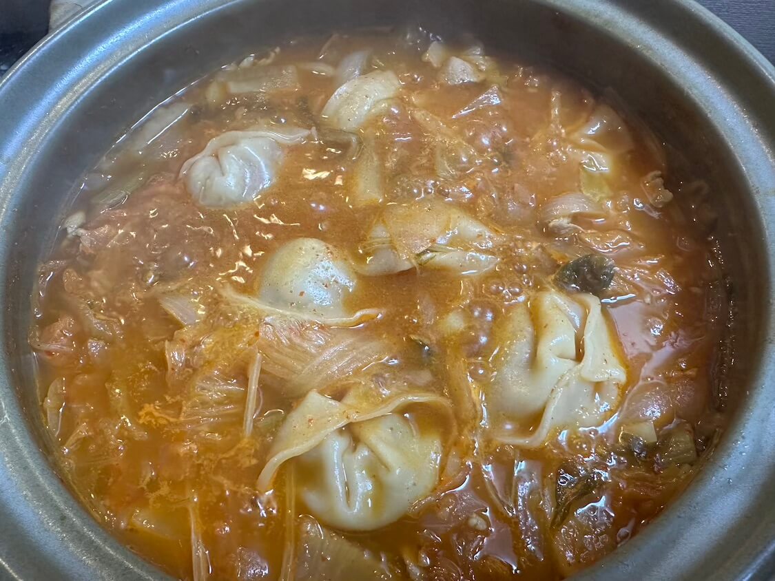 キムチ餃子鍋