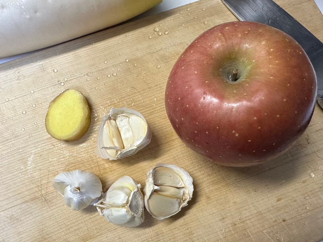 自家製白菜キムチの作り方。キムチのヤンニョムソ（味付け）レシピ