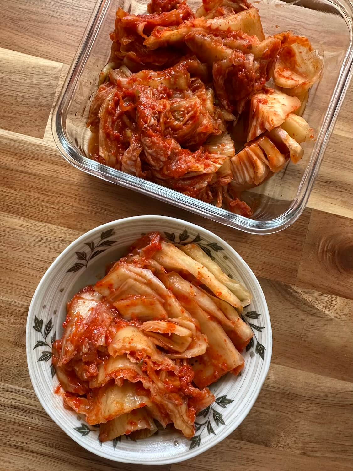 自家製白菜キムチの作り方。本格キムチの切り方