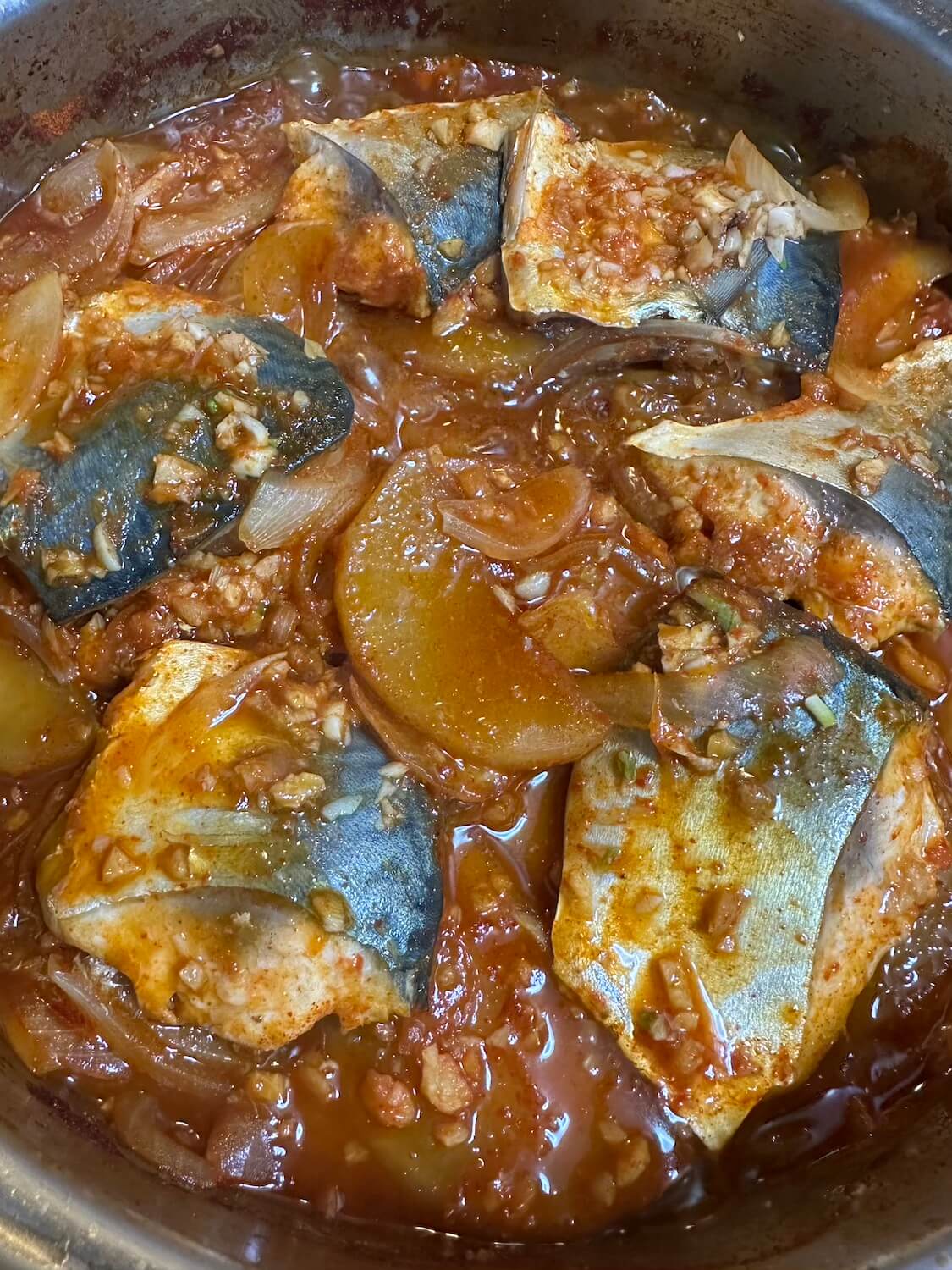 ご飯泥棒【サバにら大根】鯖のピリ辛韓国式煮付けレシピ