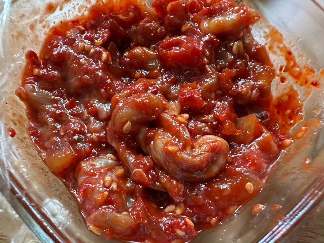 チャンジャなど韓国式塩辛「チョッカル」ソウル旅行のお土産にも!