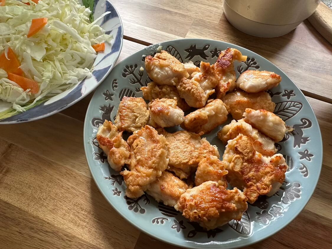 韓国式塩辛「チョッカル」と献立