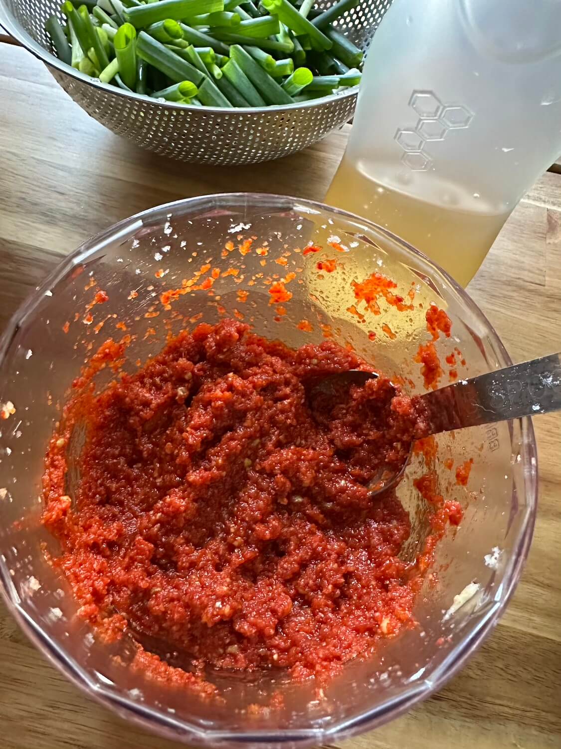 白菜1/2株でお手軽自家製キムチレシピ。辛くない味付け