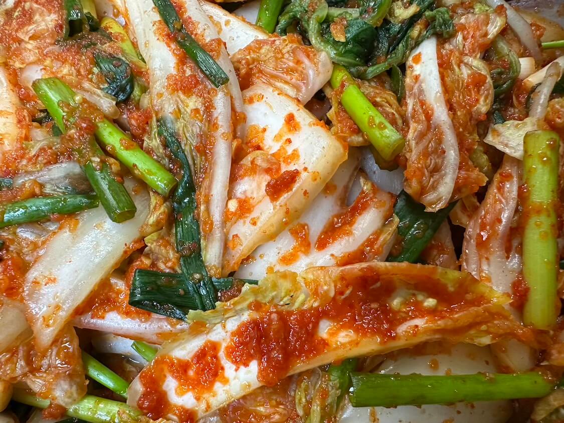 白菜1/2株でお手軽自家製キムチレシピ。辛さ控えめ