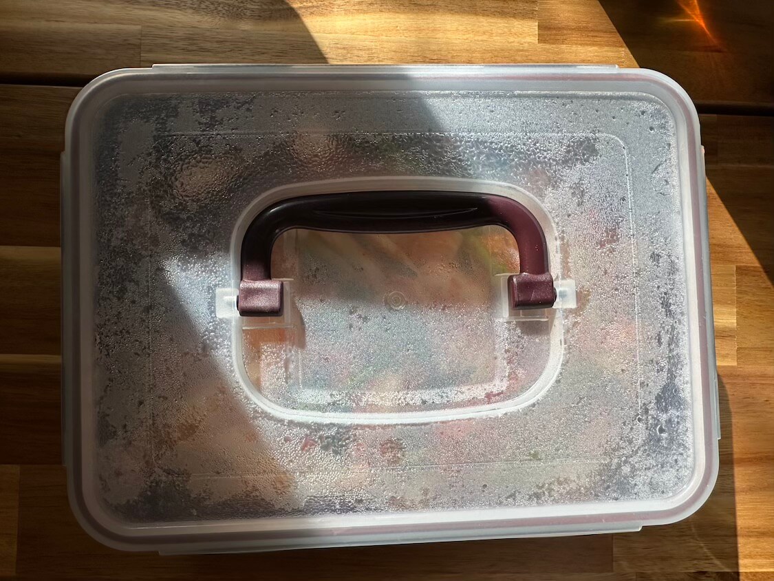 白菜1/2株でお手軽自家製キムチレシピ。保存方法