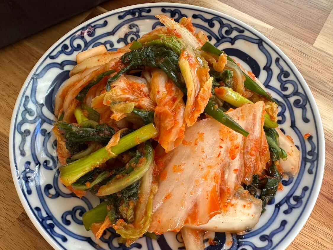 白菜1/2株でお手軽自家製キムチ。辛くなく、さっぱりと美味しい作り方