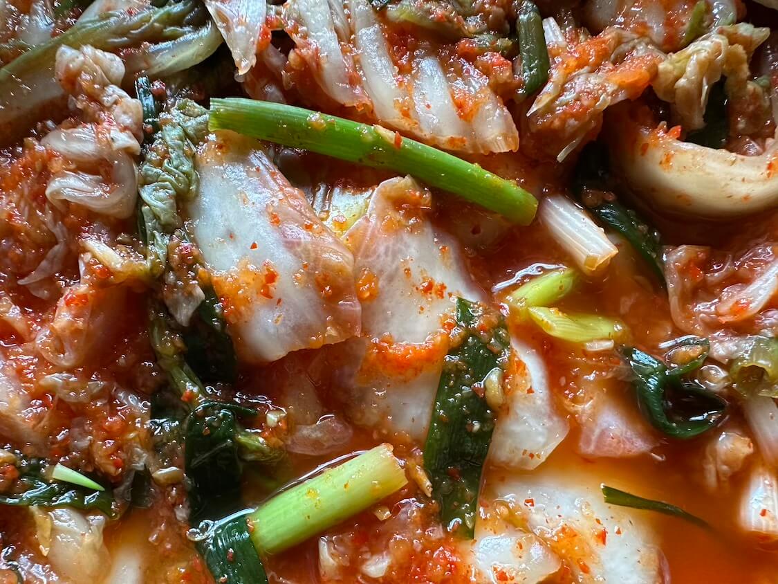 白菜1/2株でお手軽自家製キムチ。辛くなく、さっぱりと美味しい作り方