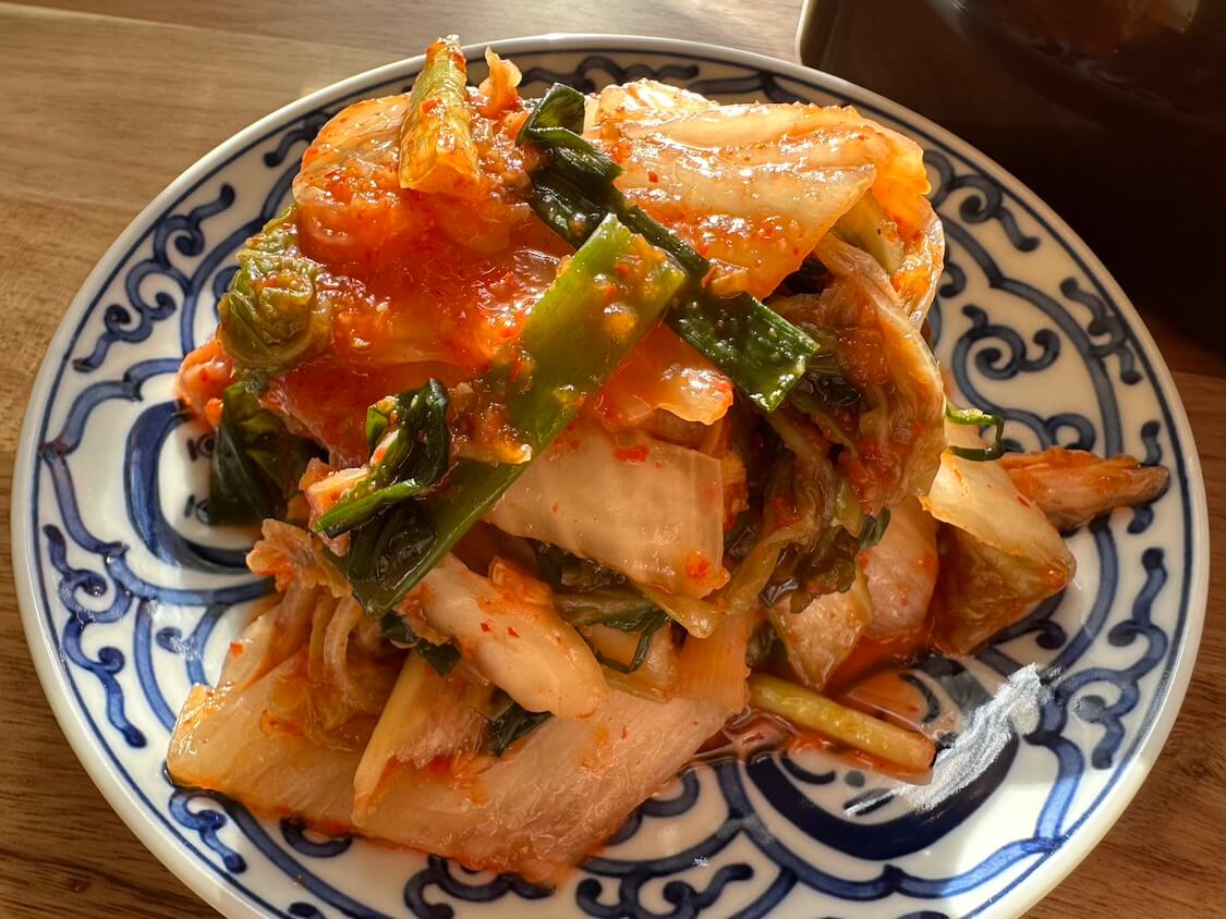 白菜1/2株でお手軽自家製キムチ。辛くなく、さっぱりと美味しい作り方