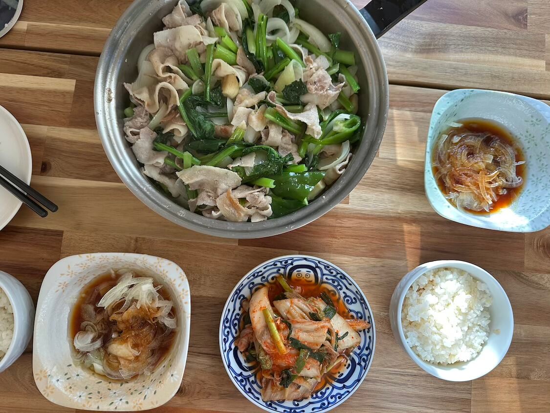 お手軽自家製キムチレシピ。献立