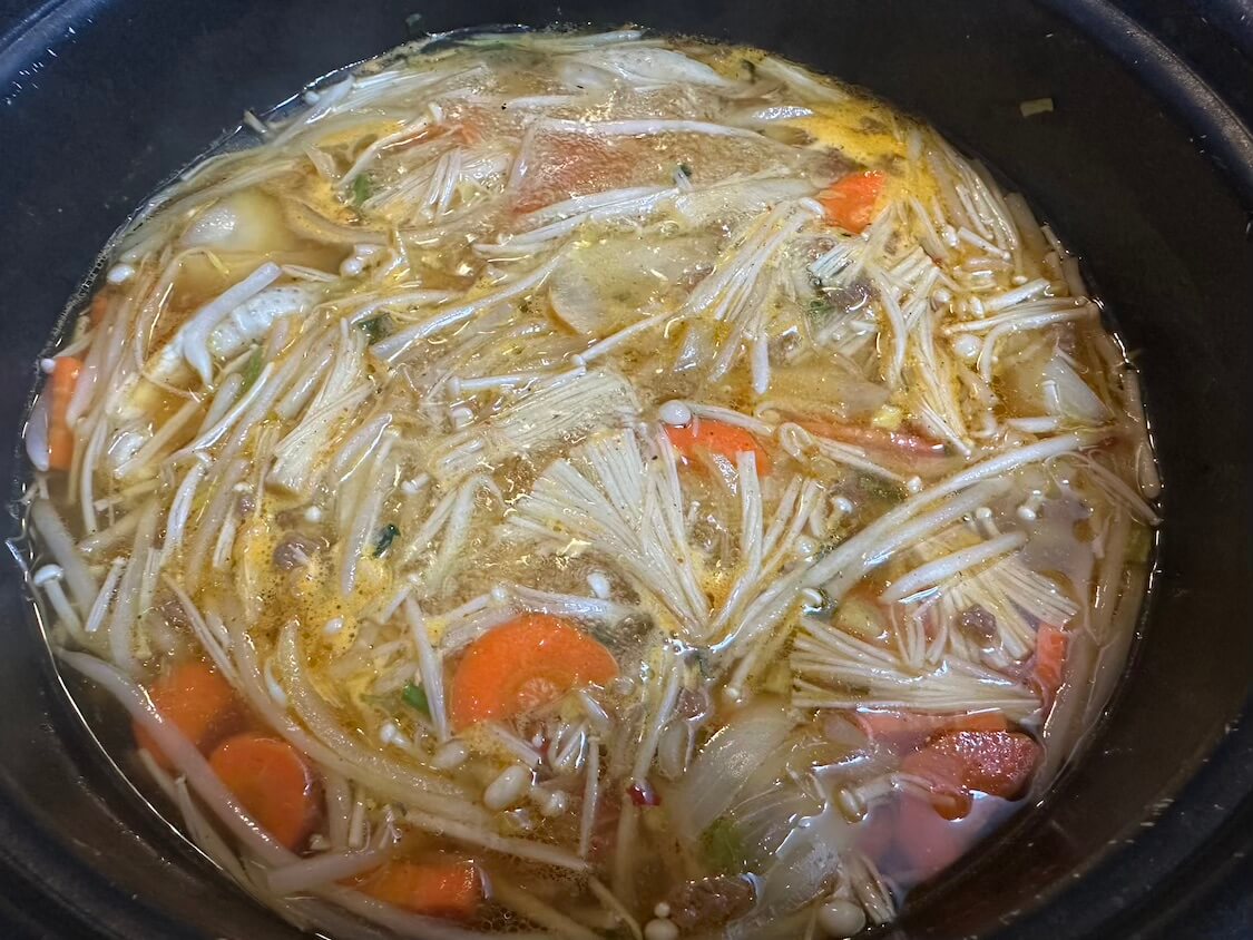 韓国ラーメンで簡単うま辛豆腐鍋の作り方