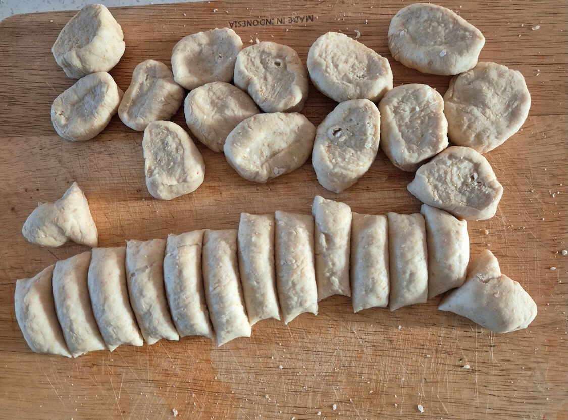 手作り皮でマンドゥ