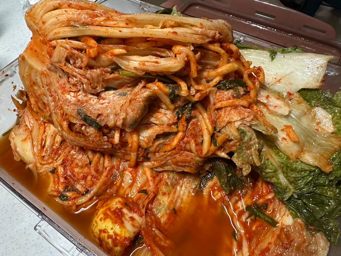 韓国のお土産。キムジャンキムチ