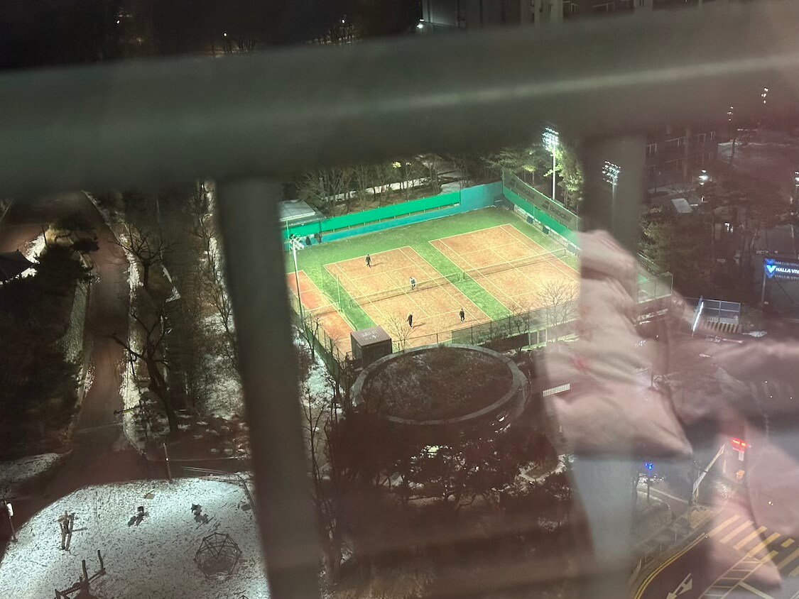 朝6時のソウルの風景