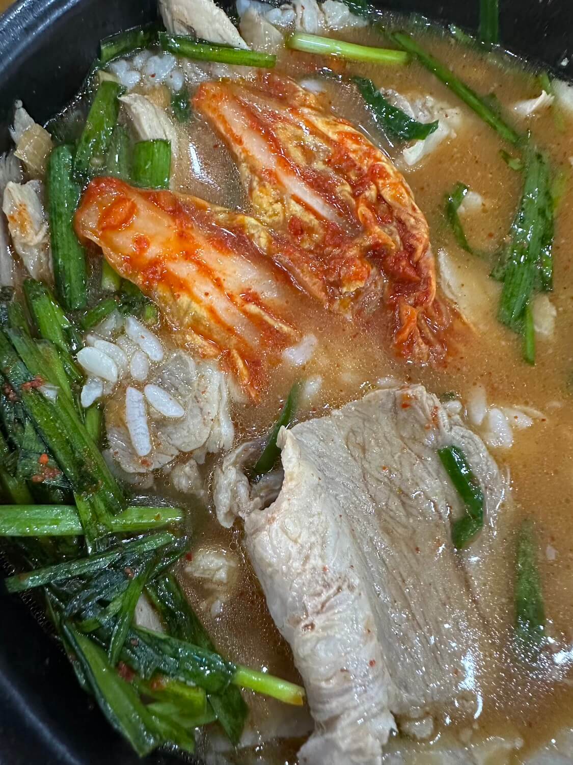 釜山でテジクッパ！食べ方