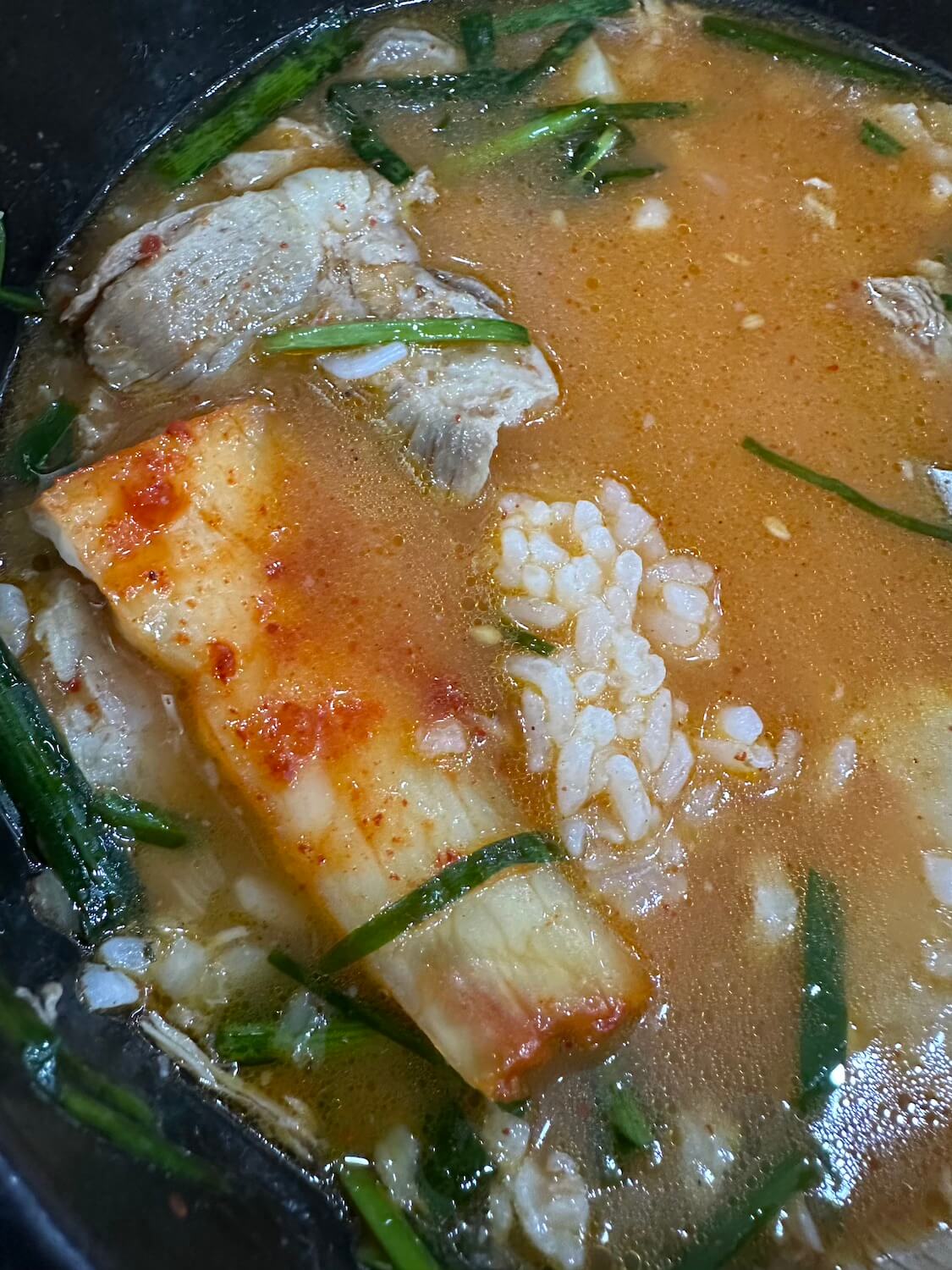 釜山でテジクッパ！食べ方