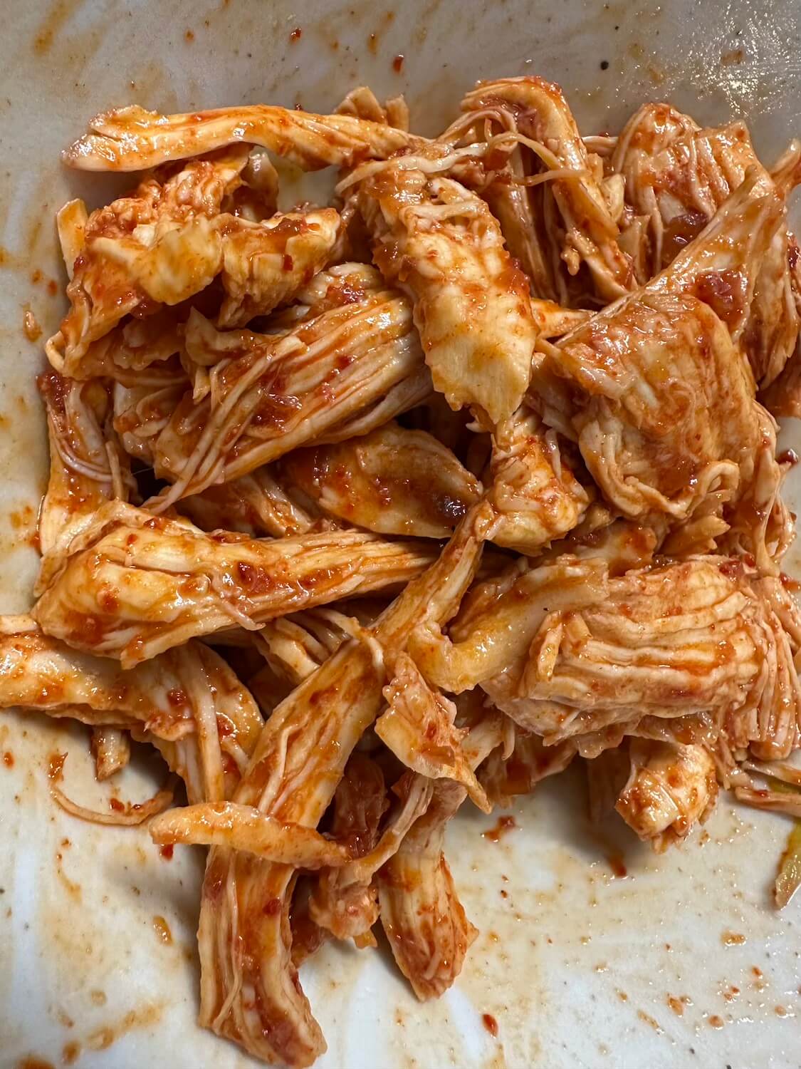 鶏肉のピリ辛和え