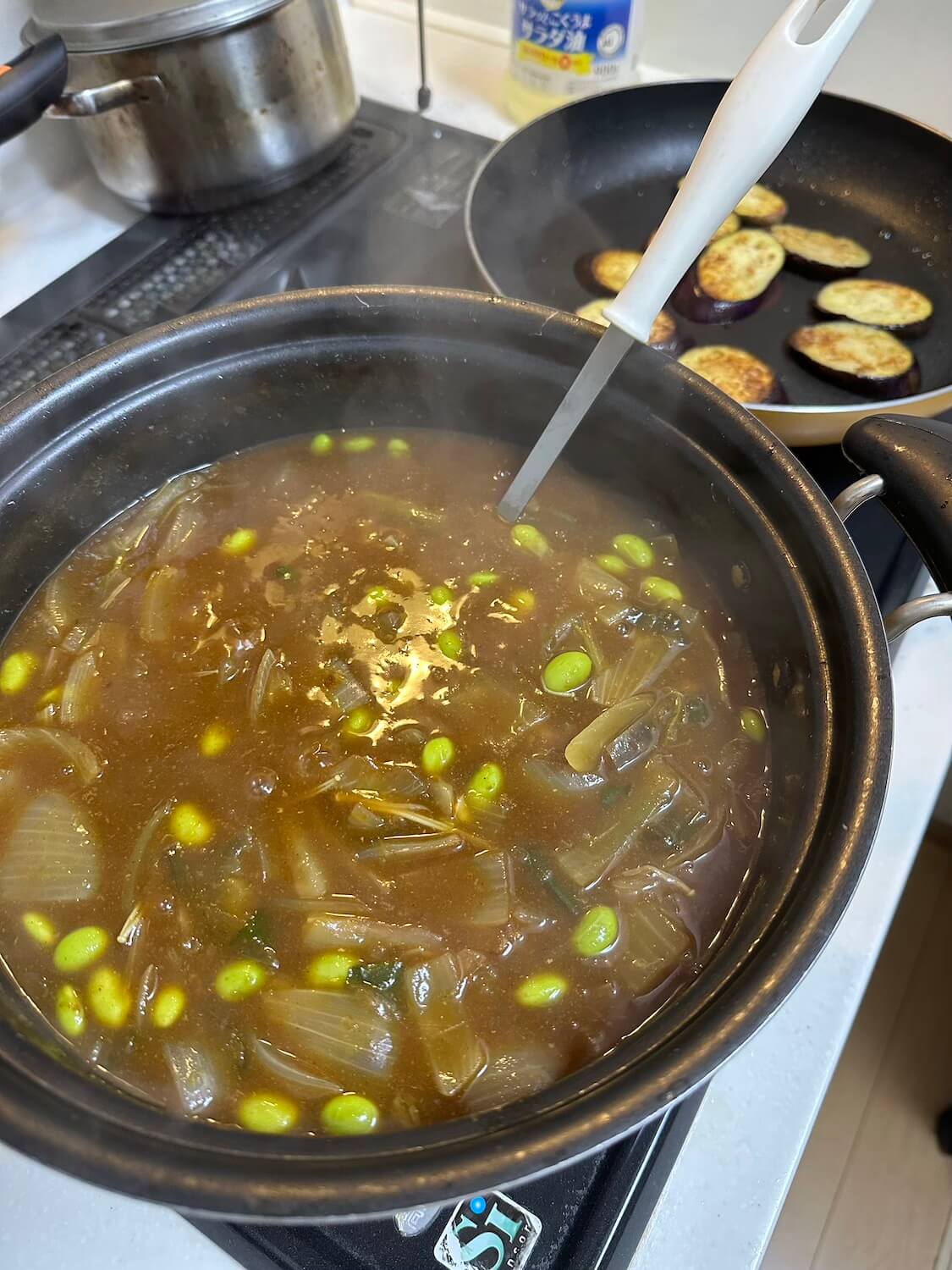 枝豆たっぷりカレー