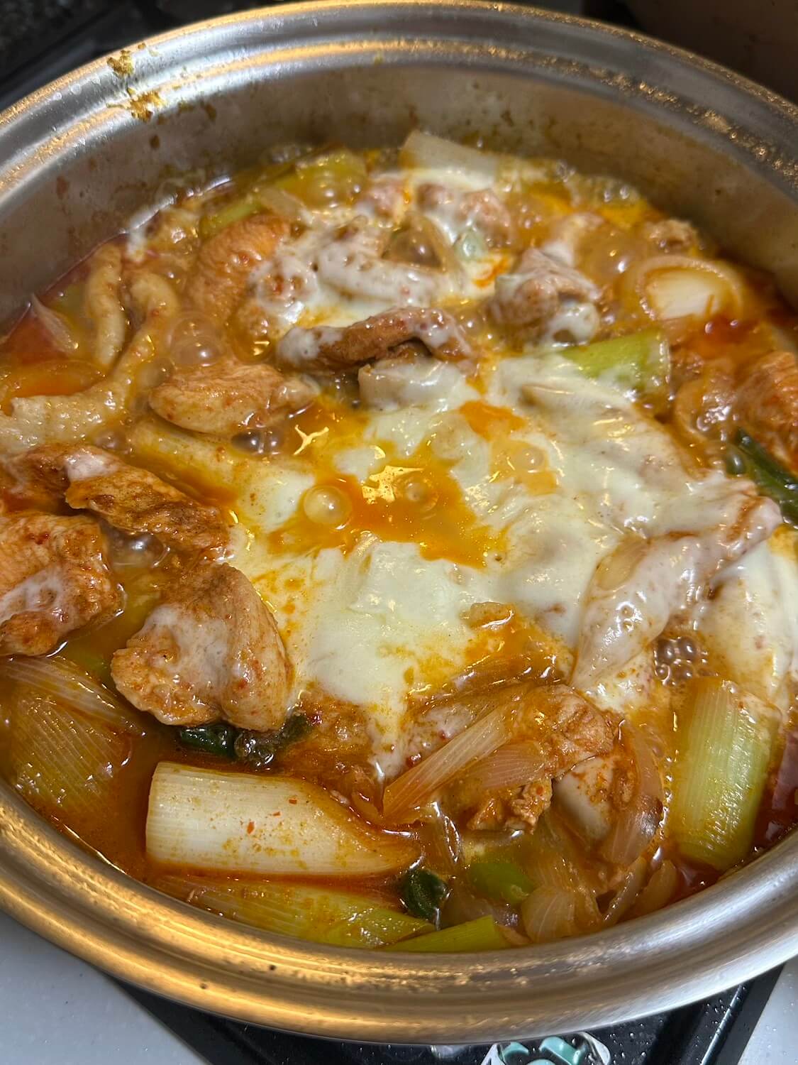 むね肉でチーズタッカルビ