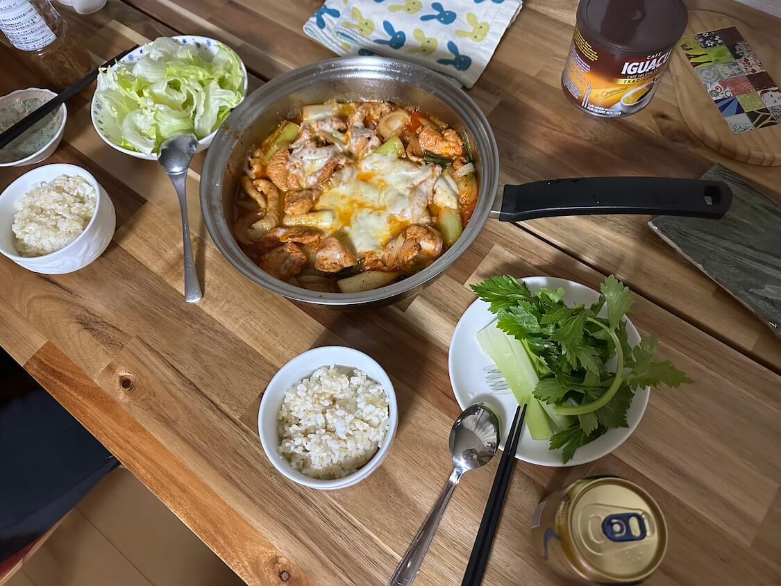 むね肉でチーズタッカルビ