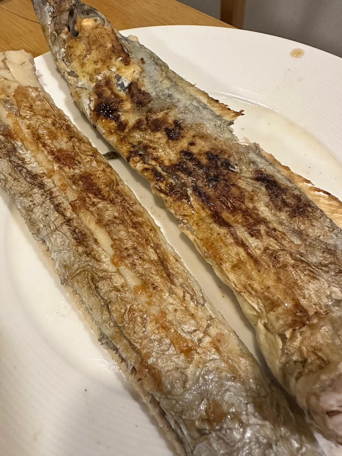 済州島の海鮮でごはん！焼きタチウオ