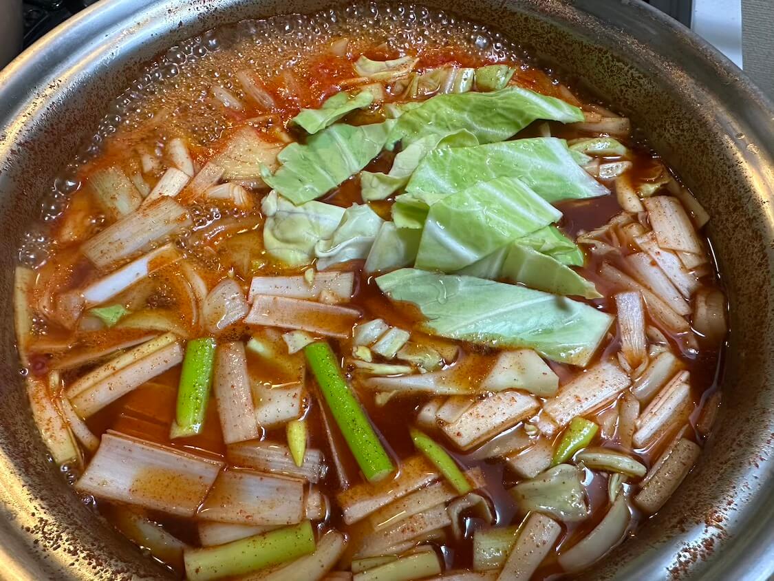 ラッポッキの作り方