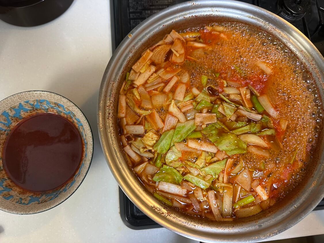 ラッポッキの作り方