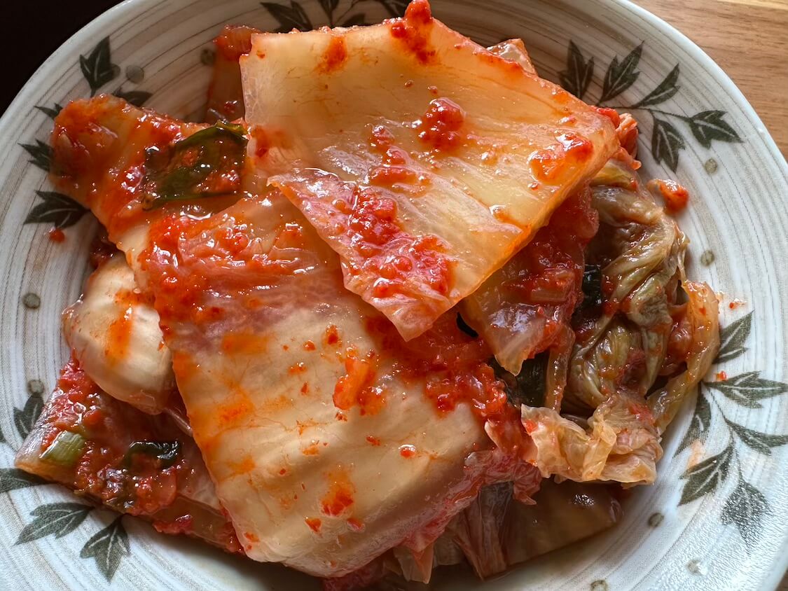 カルビタンスープによく合うキムチ