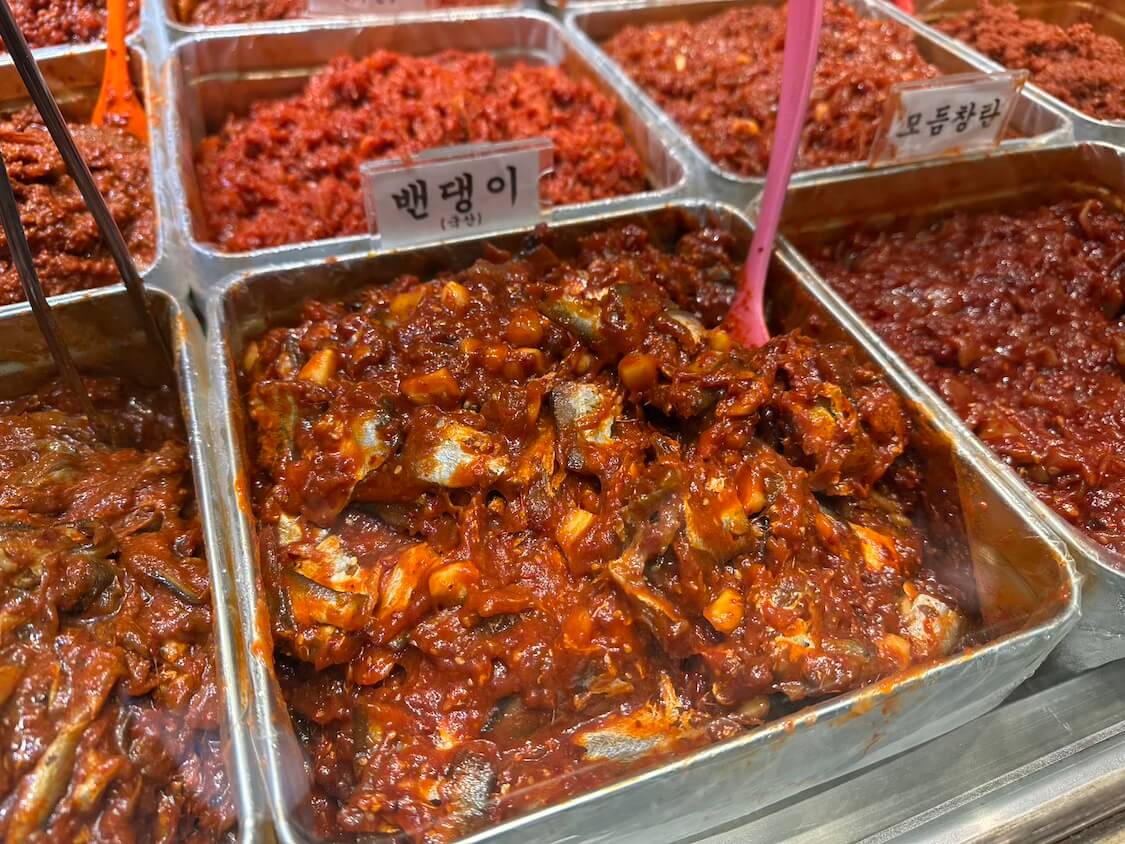 韓国の塩辛の種類いろいろ。밴댕이젓갈（ベンデンイチョッカル）
