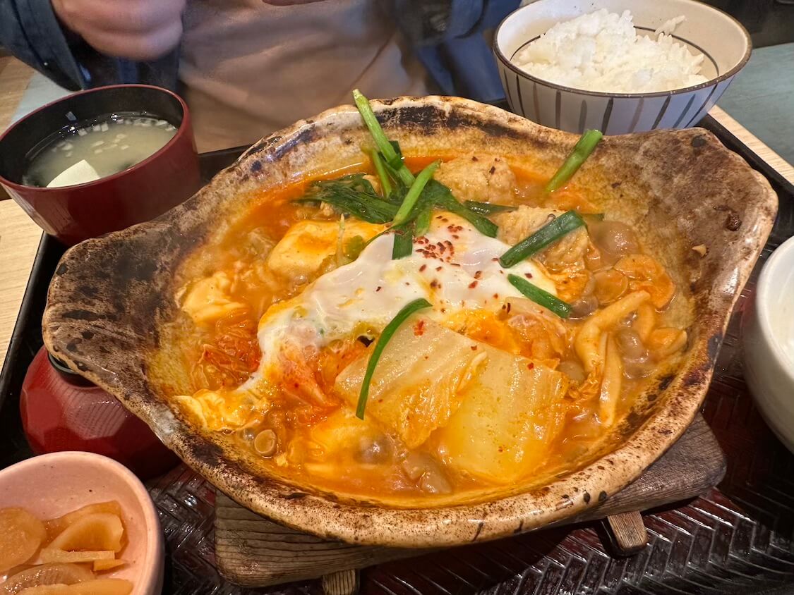 豆腐とさつま揚げのコチュジャンチゲ。ブログ、大戸屋のチゲ